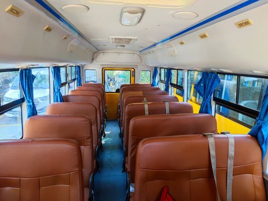 34-Sitzer gebrauchter Schulbus Dieselkraftstoff mit V6-Motor