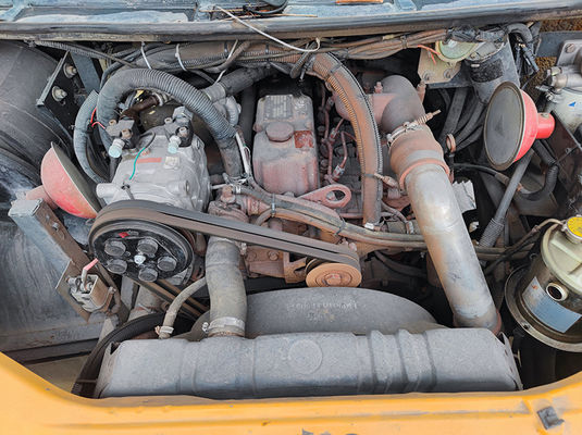 Diesel Euro 4 Schulbus für Rentner Dongfeng 56 Sitzplätze Gelber Schulbus