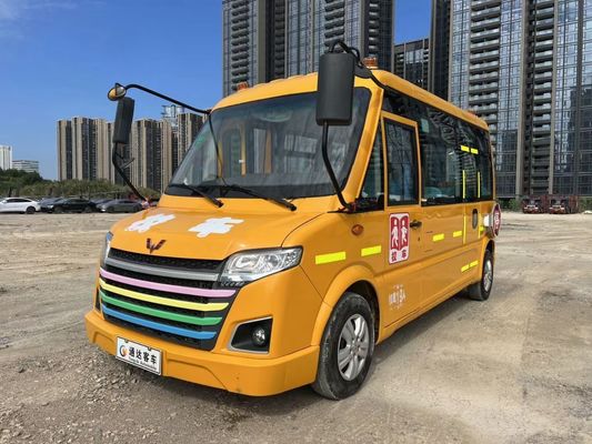 Wuling 19 Sitzplätze Gebrauchte Schulbusse Benzin Treibstoff Sanierter Schulbus