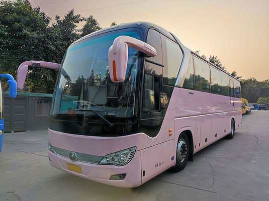 Luxuriöse rosa gebrauchte Busse Euro 5 LHD Gebraucht Diesel Shuttle Bus zum Verkauf