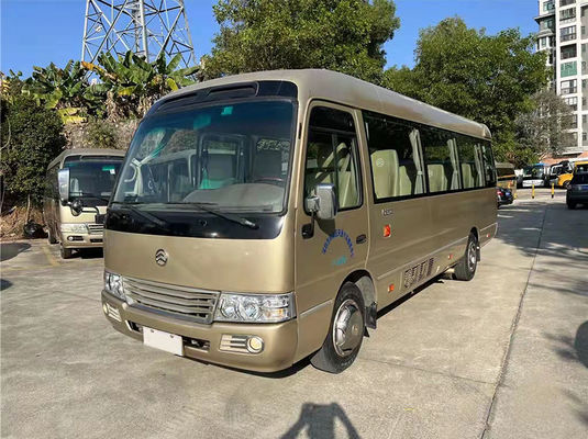 Golden Dragon Diesel zweiter Hand Bus, gebraucht 15 Fahrgastwagen ISO Standard