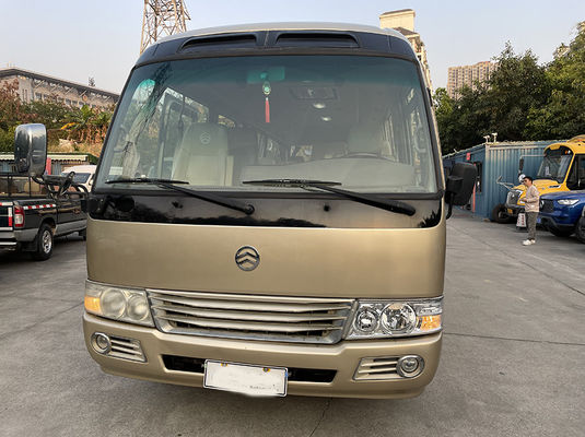 Golden Dragon Diesel zweiter Hand Bus, gebraucht 15 Fahrgastwagen ISO Standard