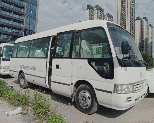Toyota Gebrauchtbahnbus 23 Sitze LHD Minibus mit Handgetriebe und Dieselbrennstoff