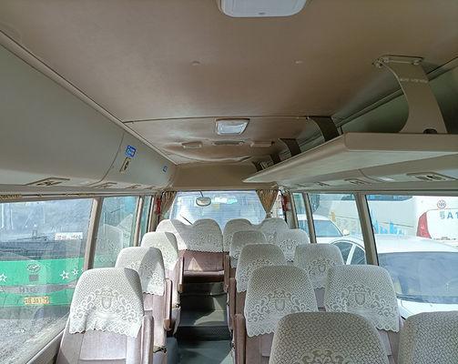 Toyota Gebrauchtbahnbus 23 Sitze LHD Minibus mit Handgetriebe und Dieselbrennstoff