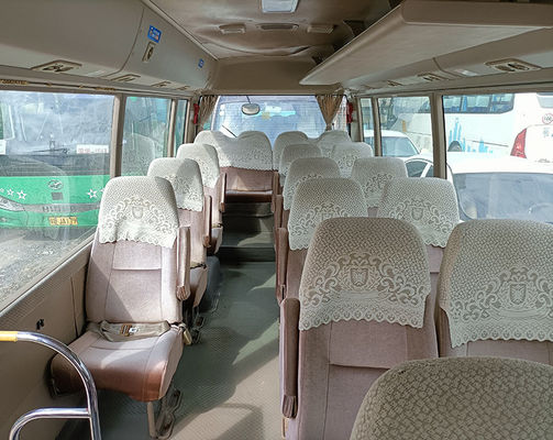 Toyota Gebrauchtbahnbus 23 Sitze LHD Minibus mit Handgetriebe und Dieselbrennstoff