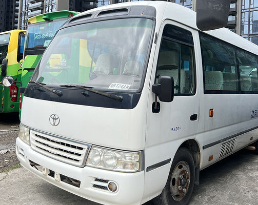 Toyota Gebrauchtbahnbus Euro 3 Emissionsstandard mit LHD-Lenkposition Benzinmotor
