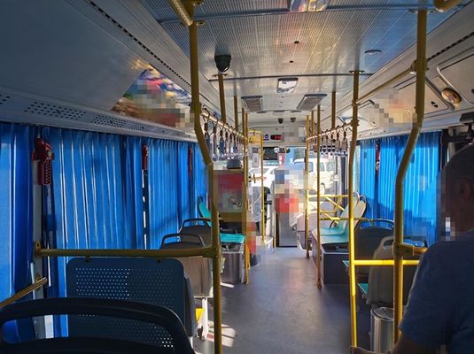 Yutong Electric Transit Bus 69 km/h Vorbesitz Stadtbus mit Linkshänder