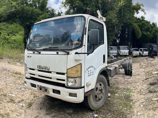 Isuzu Gebrauchtwagen Lkw 4KH1 Dieselmotor Frachtwagen mit 2 Türen für Schwerlasttransport