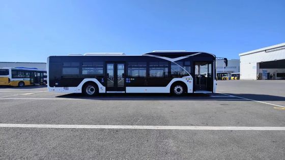 30 Sitzplätze EV Stadtbus Zonson 12m LHD Bus für 2 Passagiere Türen Kilometerlänge