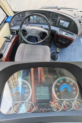 28-Sitzer Gebrauchtwagenbus mit Yuchai 200PS Motor und einer Höchstgeschwindigkeit von 100 km/h