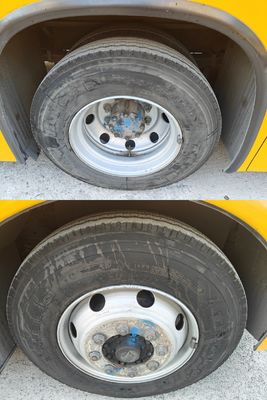 56-Sitzer gebrauchter gelber Schulbus mit Rollstuhllift und Dieselkraftstoff, Top-Zustand