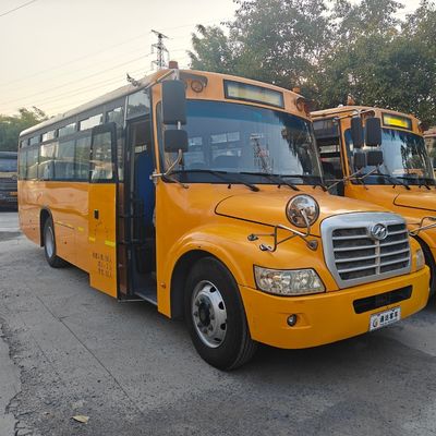 56-Sitzer Gebrauchter Bus Verkauf Gelber Schulbus Preis für China