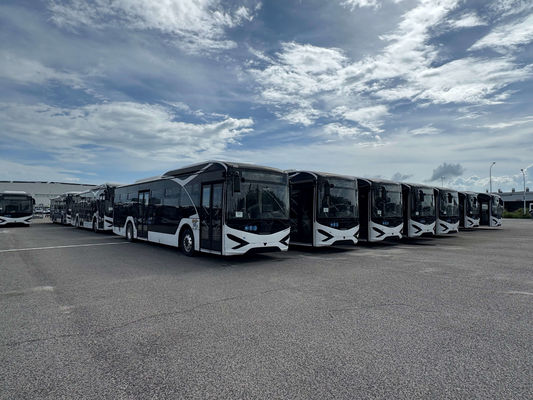 EV Zonson Gebrauchter Stadtbus für 2 Türen und weiße Außenfarbe