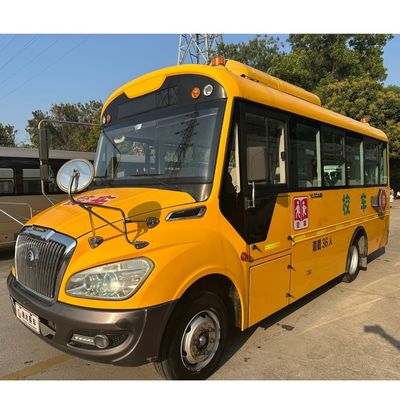 36-Sitzer Dieselmotor Gebraucht-Schulbus für Kinder in China ist robust und langlebig