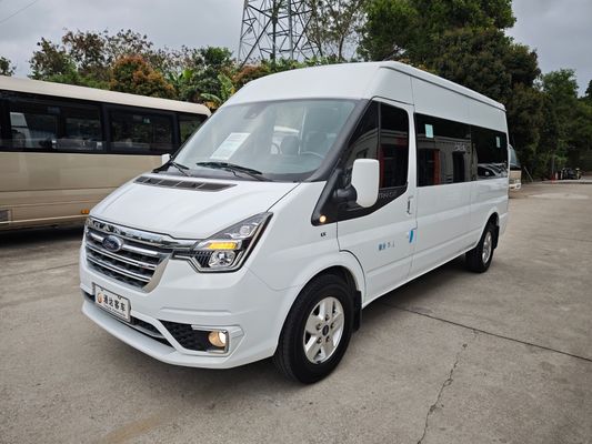 Gebrauchter 14-Sitzer Minibus Diesel Jiangling Transit CN-4 Van mit 145 km/h Höchstgeschwindigkeit