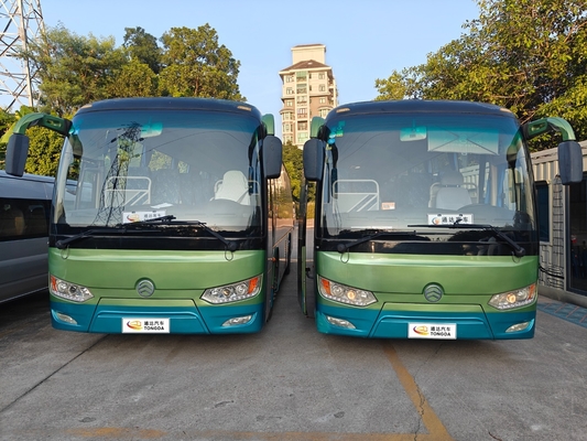 Elektromotor Typ 48-Sitzer Gebrauchter reiner Elektrobus von Golden Dragon aus dem Jahr 2018 mit einer Spurweite hinten von 1860