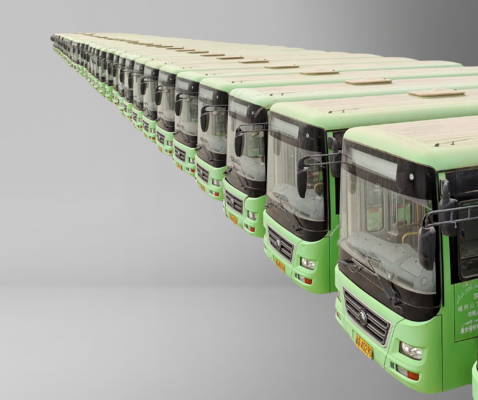 Yuchai Frontmotor 19/60-Sitzer Gebrauchtbus 3767 ml Hubraum für einen reibungslosen Transport